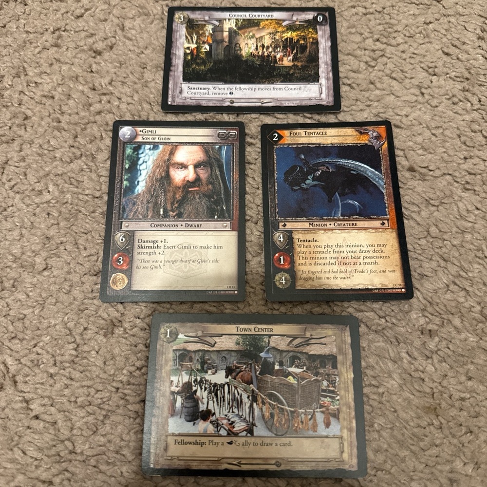 Lord of the Rings Trading Cards